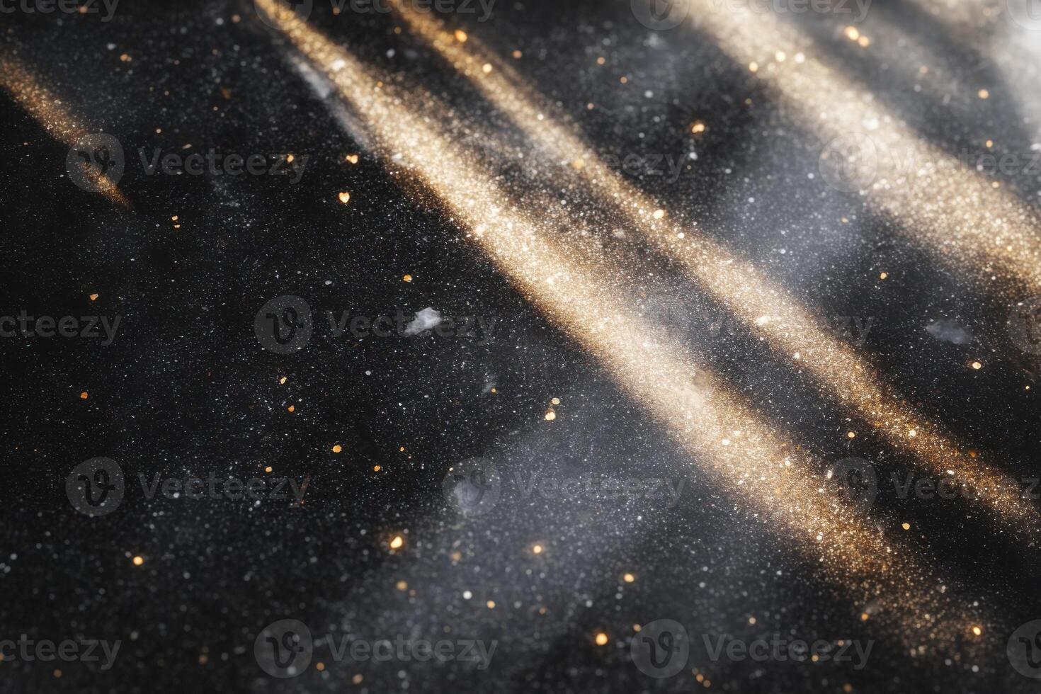 Modern granite surface showcasing rich textures and polished finish with complex lighting effects photo