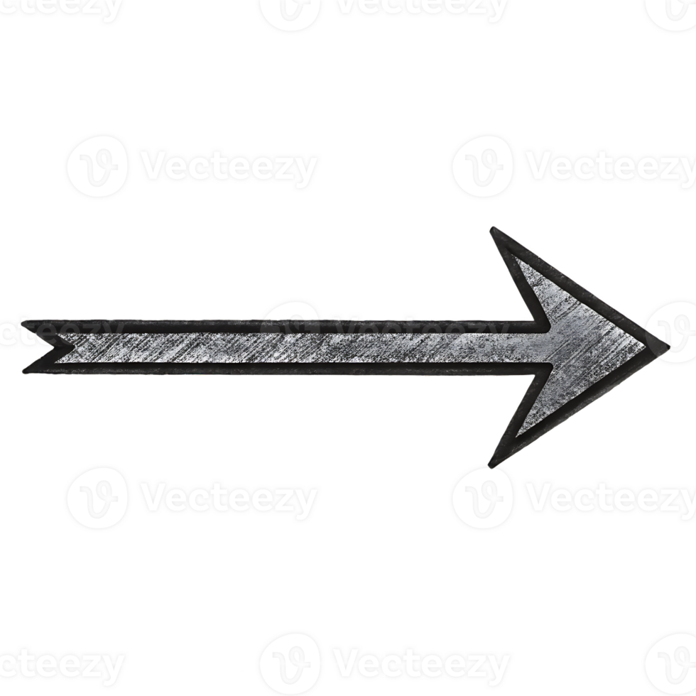 Arrow indication pointing direction with a bold and clear arrow design png