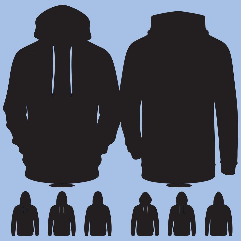 Silhouettes of people walking together in a business setting with men, women, and children vector