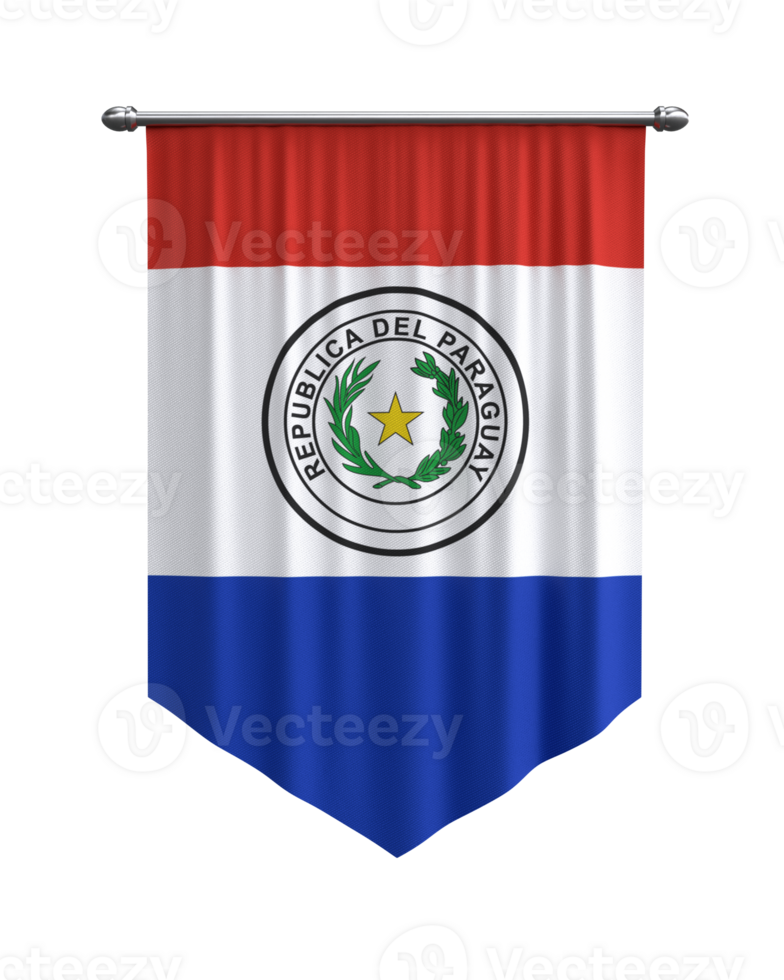Paraguay Hanging Flag png
