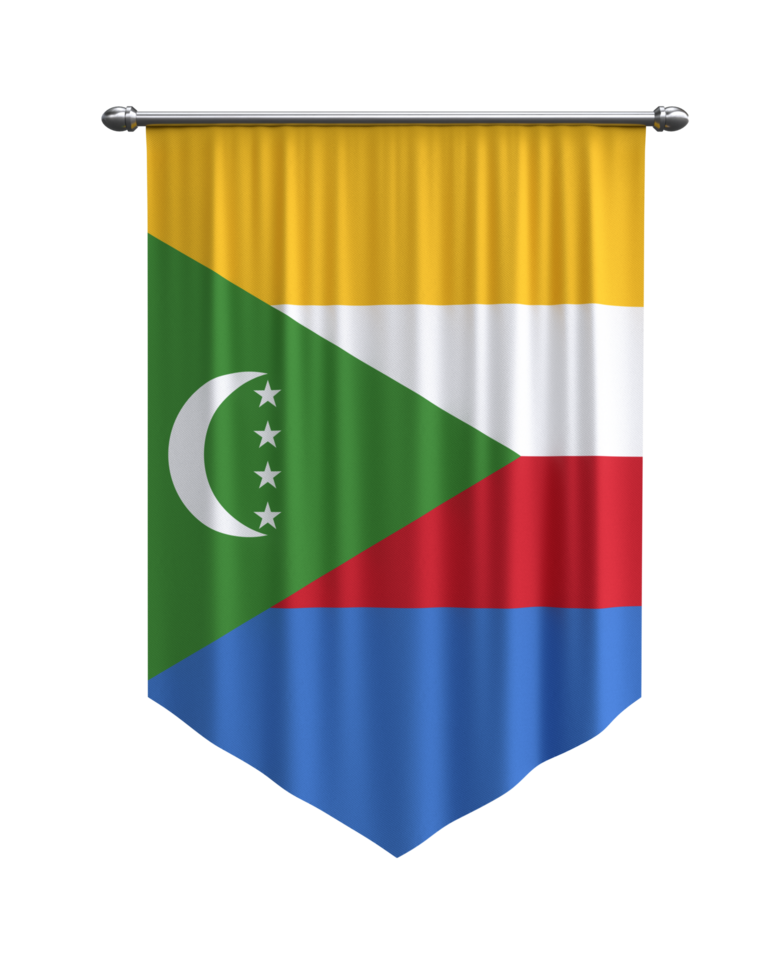 Comoros Flag Banner png