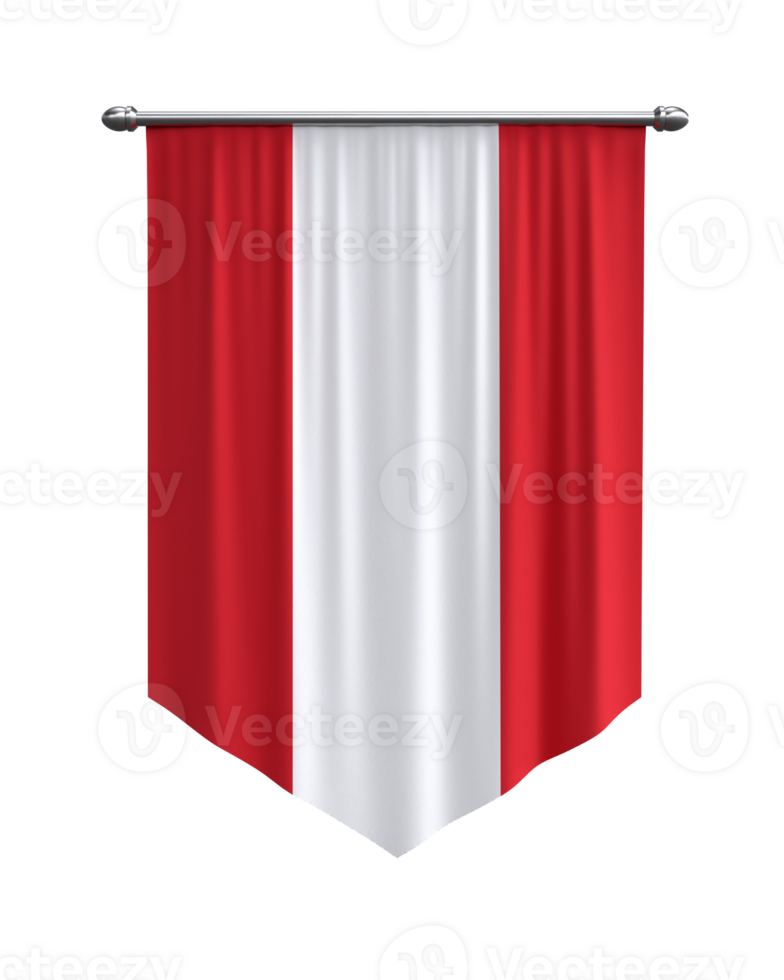 Peruvian Flag Banner png