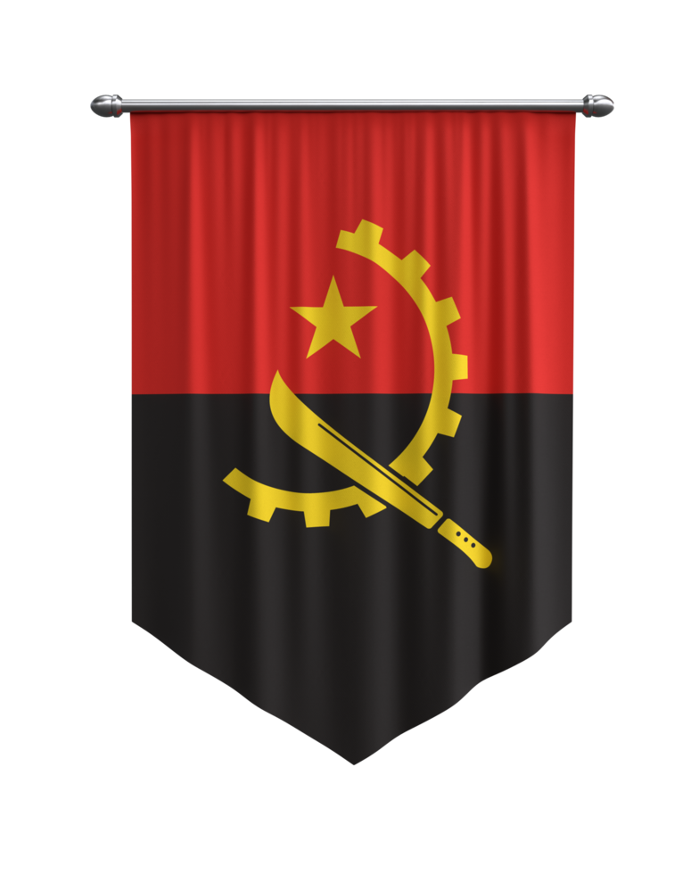 Angola Flag Banner png