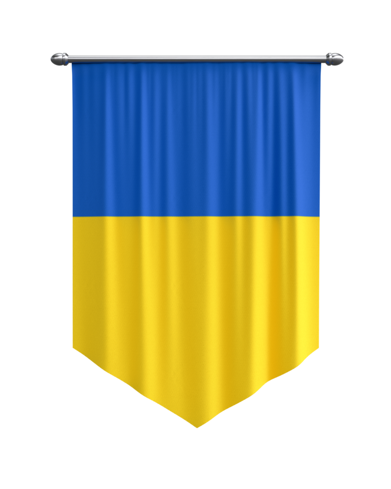 Ukraine Flag Banner png