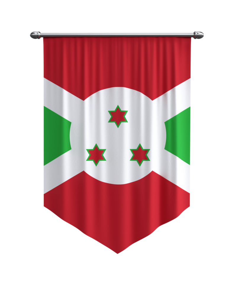 Burundi Flag Banner png