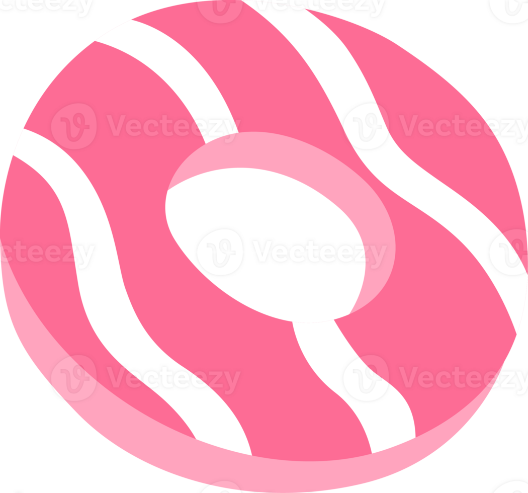 Strawberry Donut for Strawberry Season in Spring png