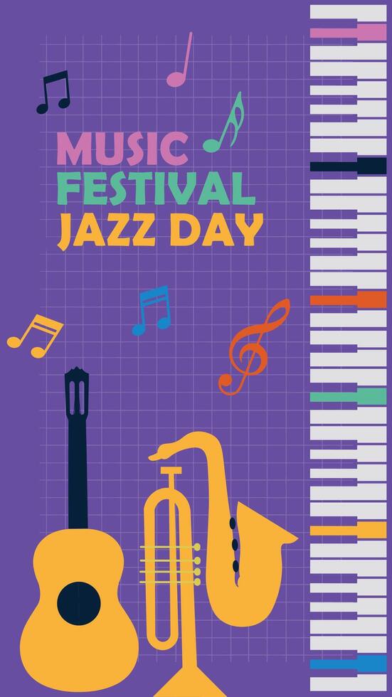 Music Festival invitation vector
