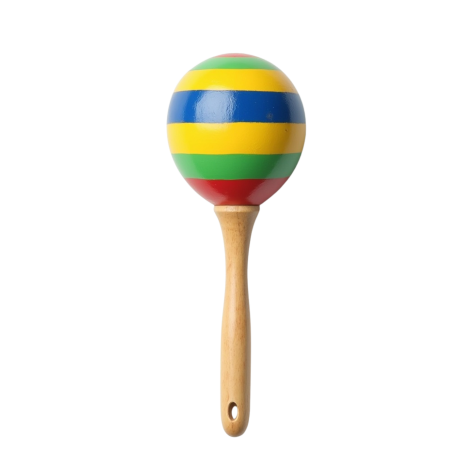 A playful wooden maraca. png