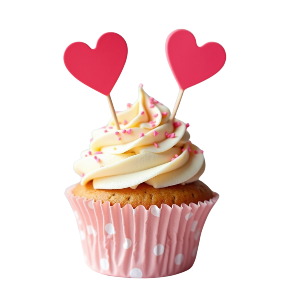 Beautifully styled cupcake. png