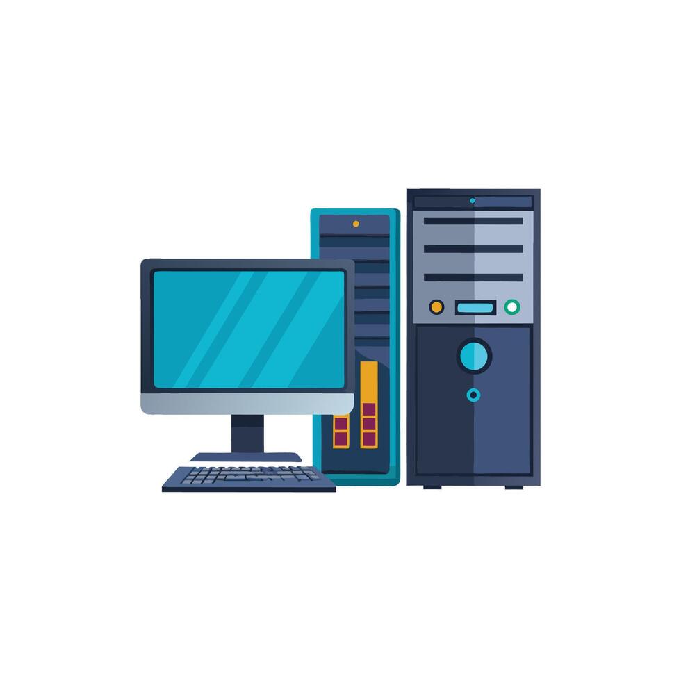 Digital Pulse The Art of Computers And CPUs vector