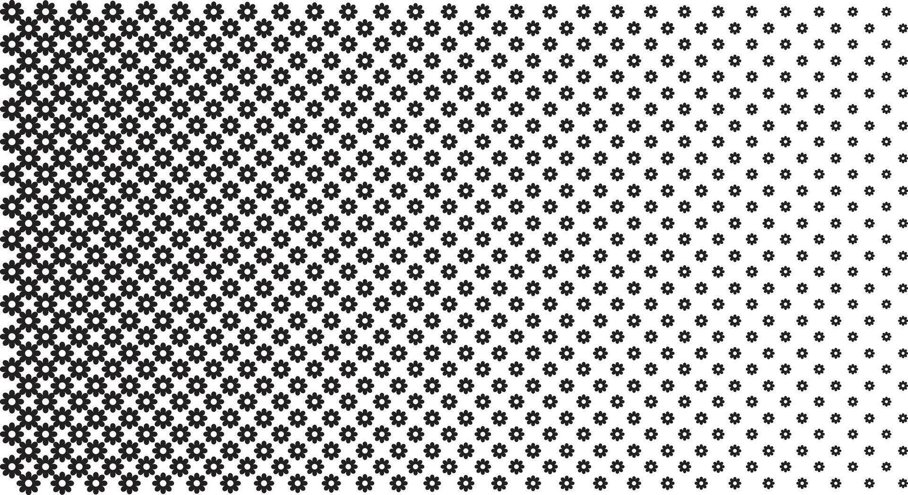 Abstract background with flower shape halftone vector