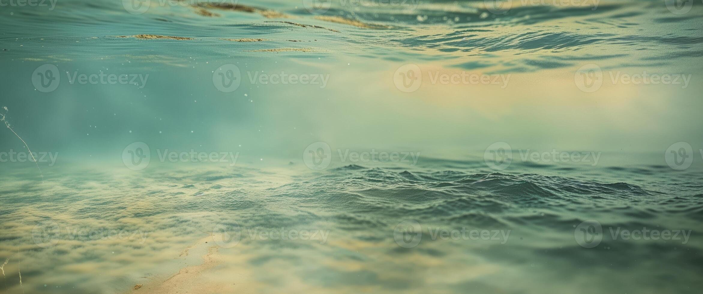 Underwater Vintage Water Perspective Muted Tones Faded photo