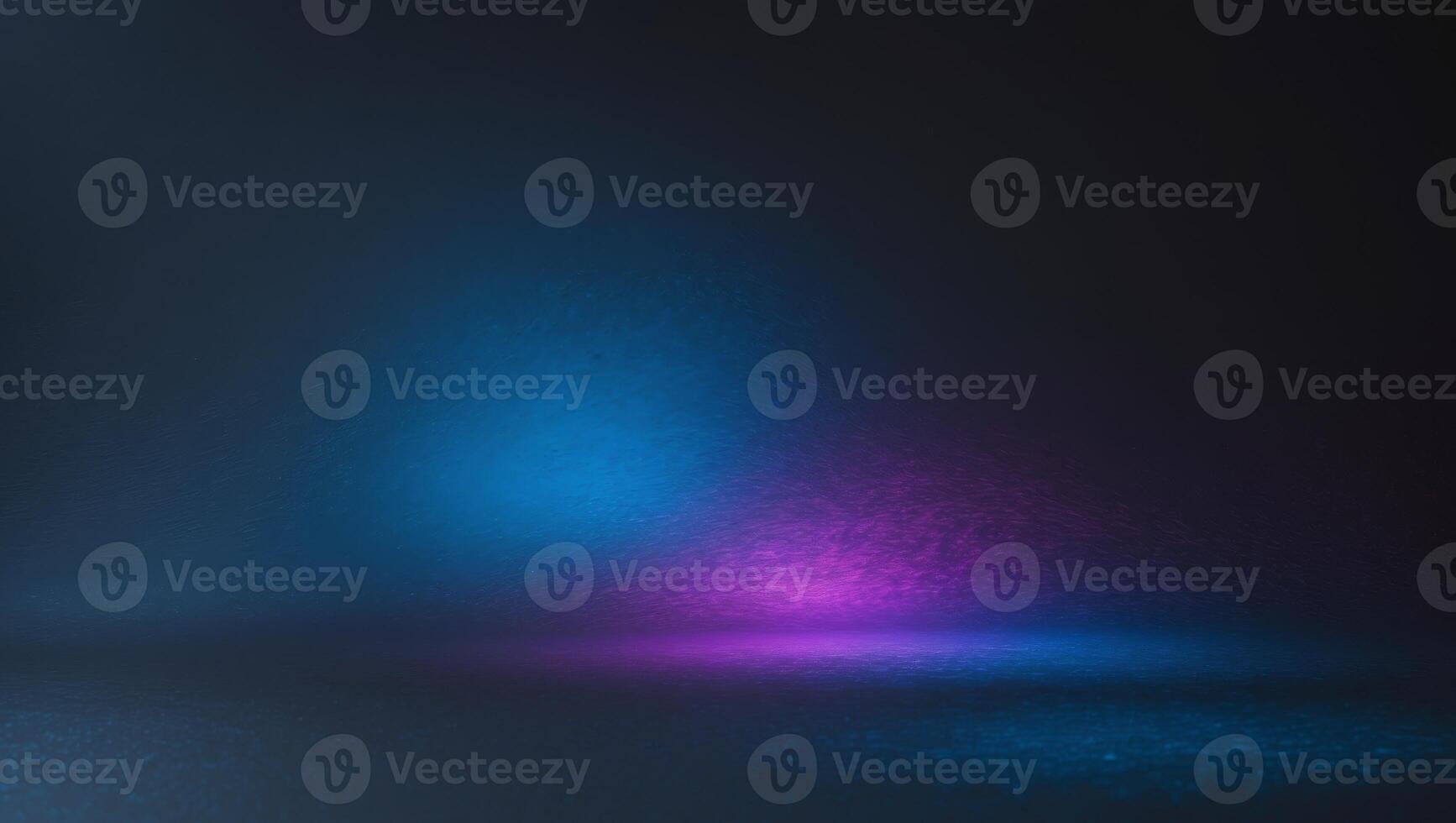 a close up of a blue and purple light with a black background photo
