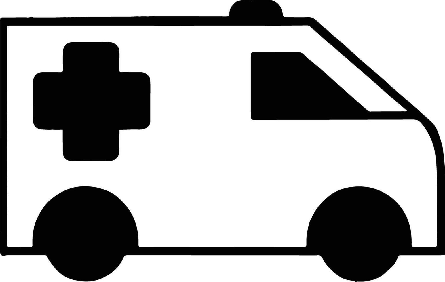 Ambulance Icon design for Emergency Services vector