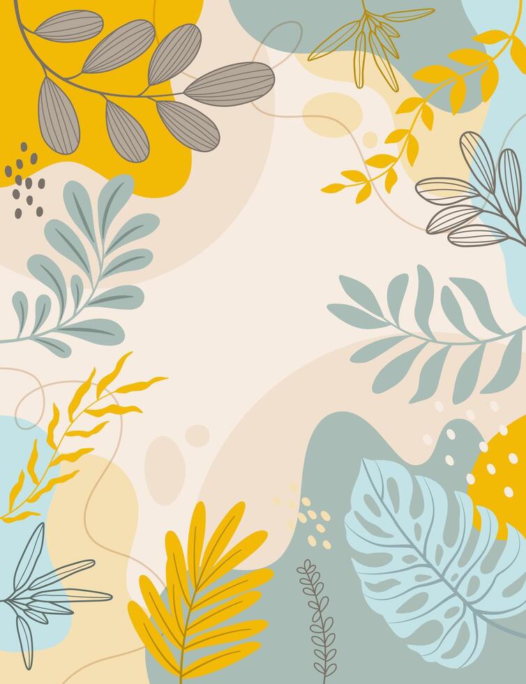 Hand drawn abstract background. vector