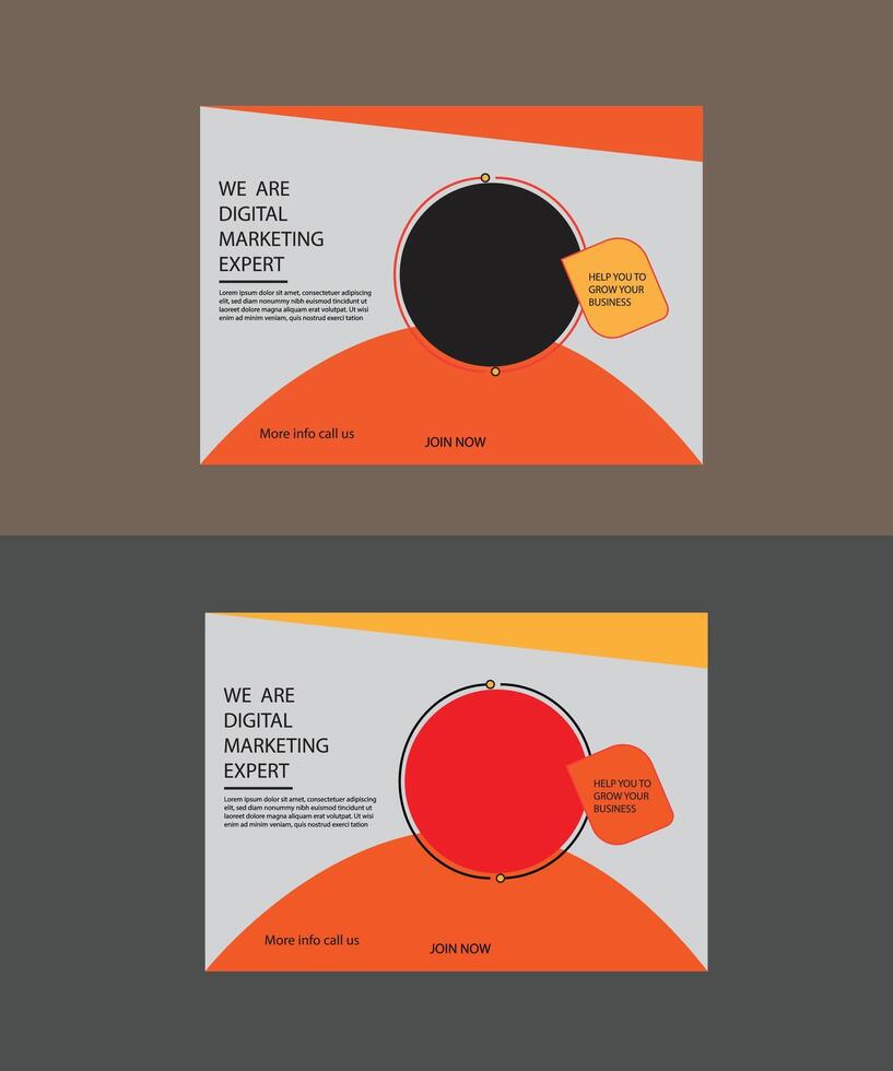 creative business social media post design vector