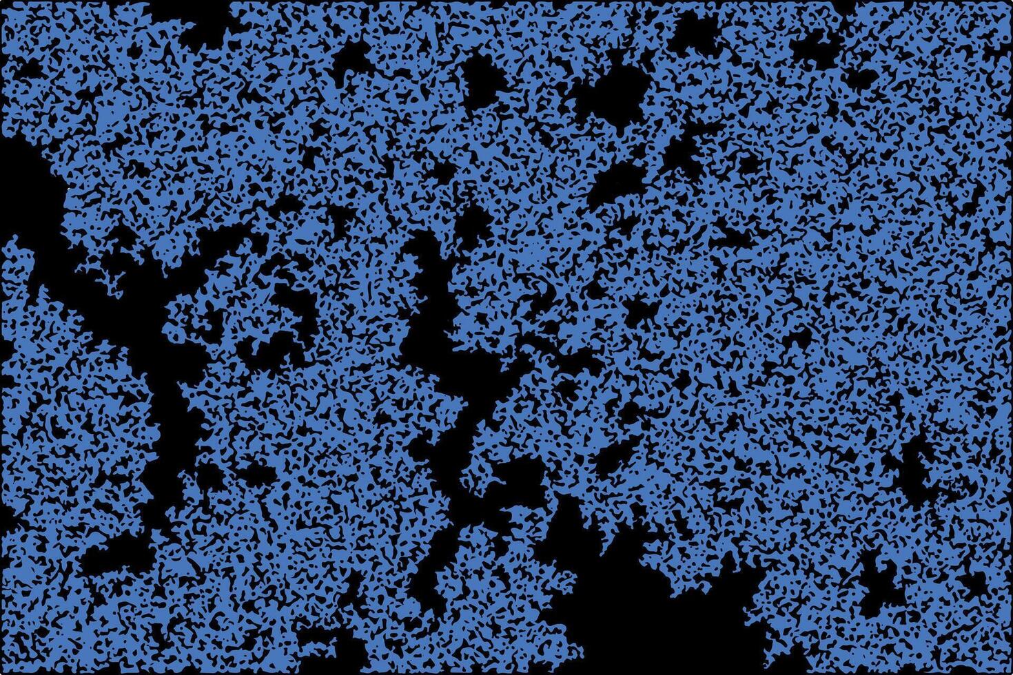Blue abstract background with black spots vector
