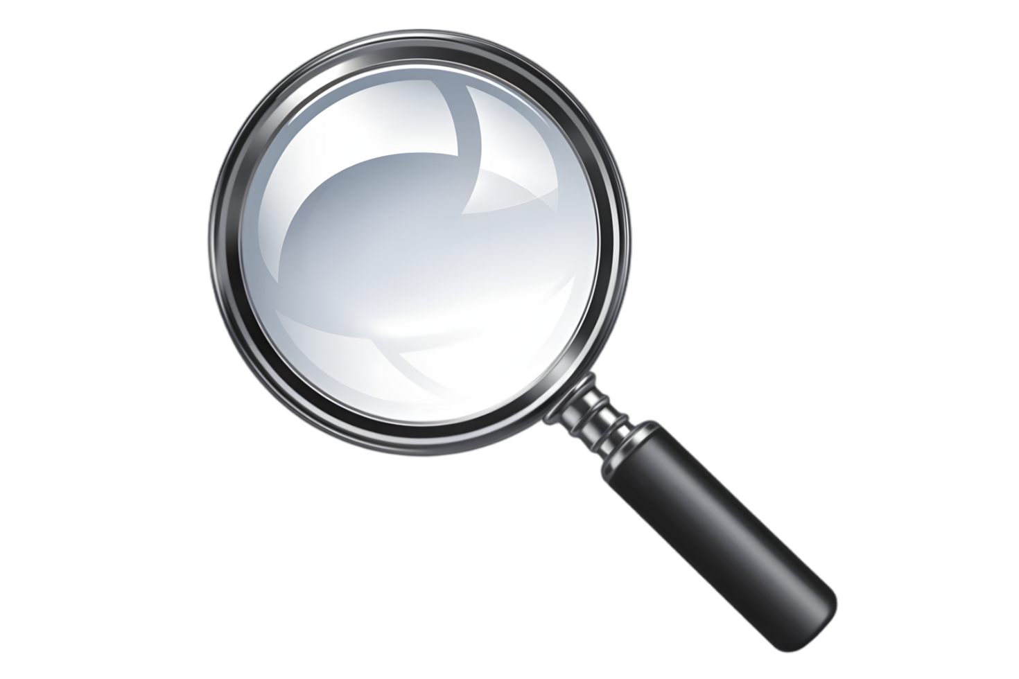 High-Resolution Magnifying Glass Isolated on transparent background png