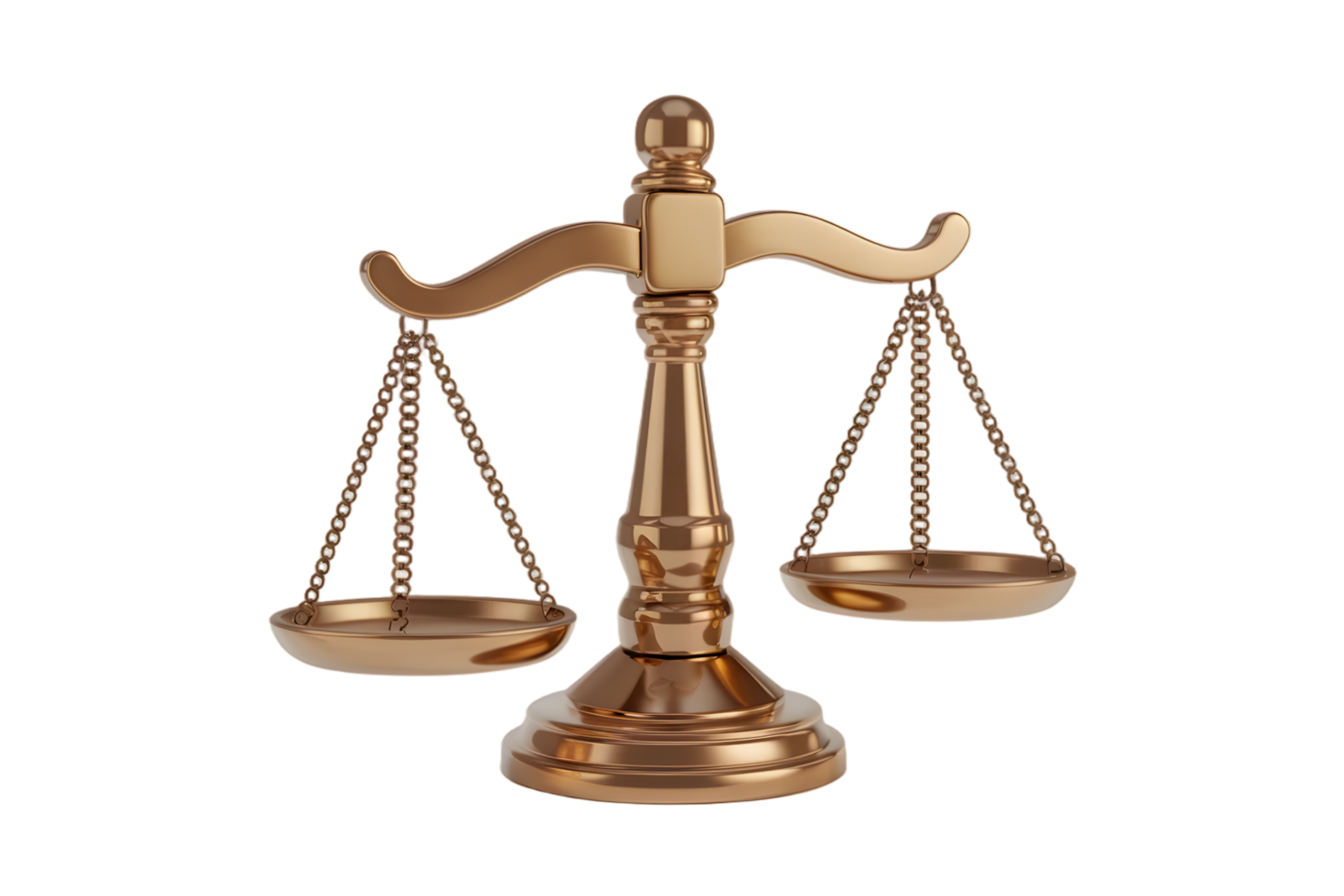 Elegant Justice Scales on png