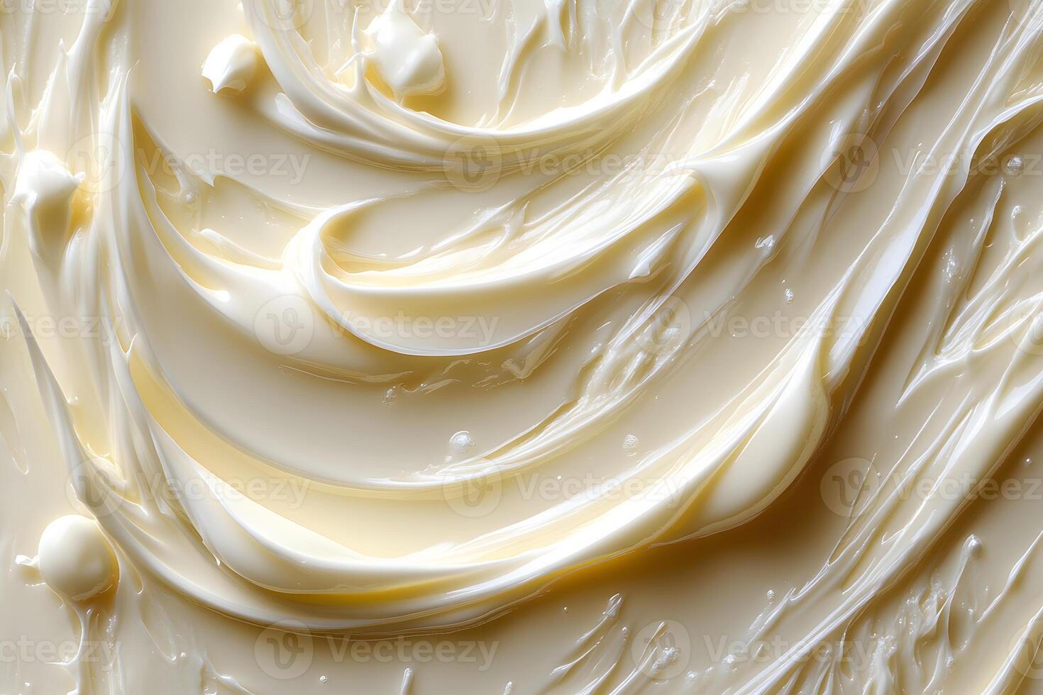 Creamy Texture Pattern for Skincare or Food Product Design photo
