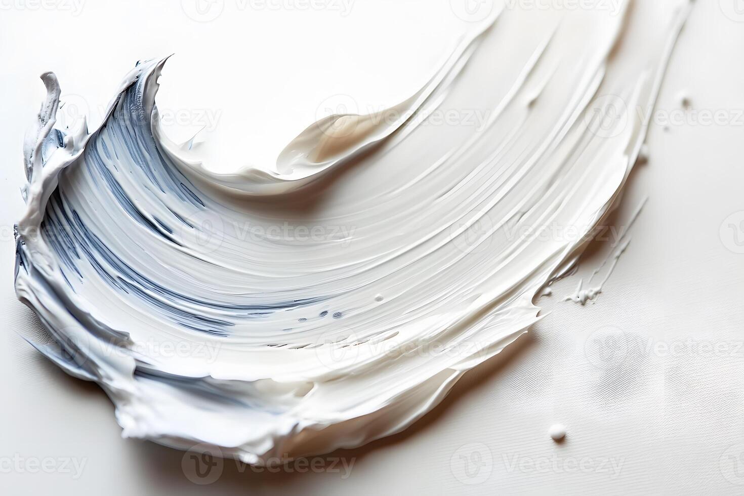 Elegant White and Blue Brushstroke Texture for Modern Art and Design Projects photo
