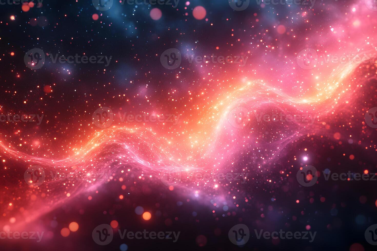 Cosmic Nebula Galaxy with Vibrant Colors and Starlight for Space-Themed Designs and Backgrounds photo