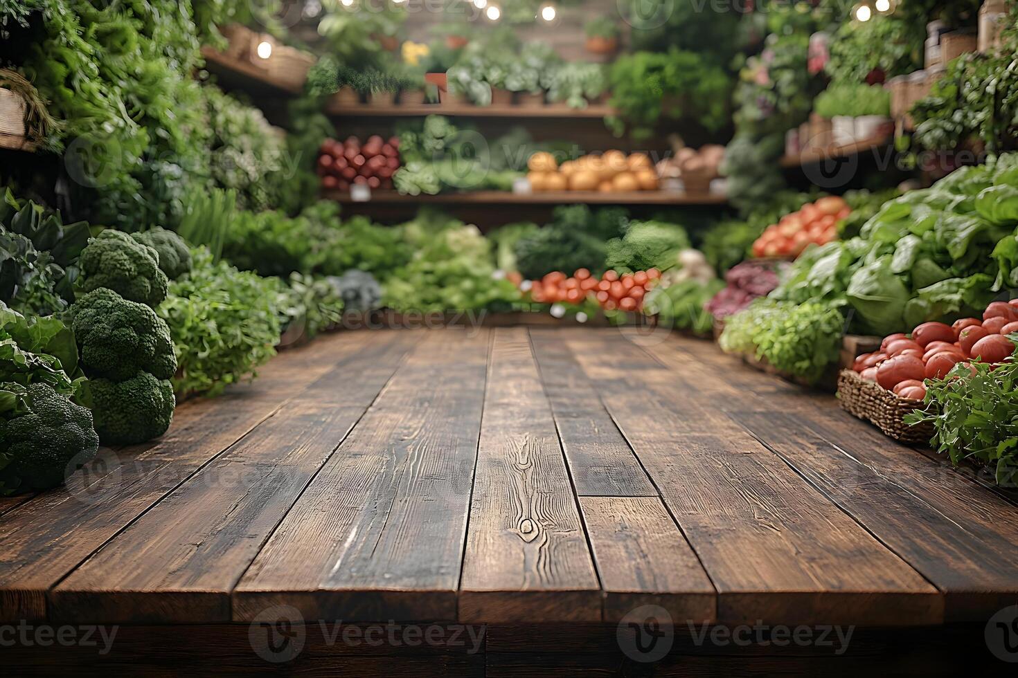 Fresh Organic Produce Display for Market Stall and Farm Promotion photo