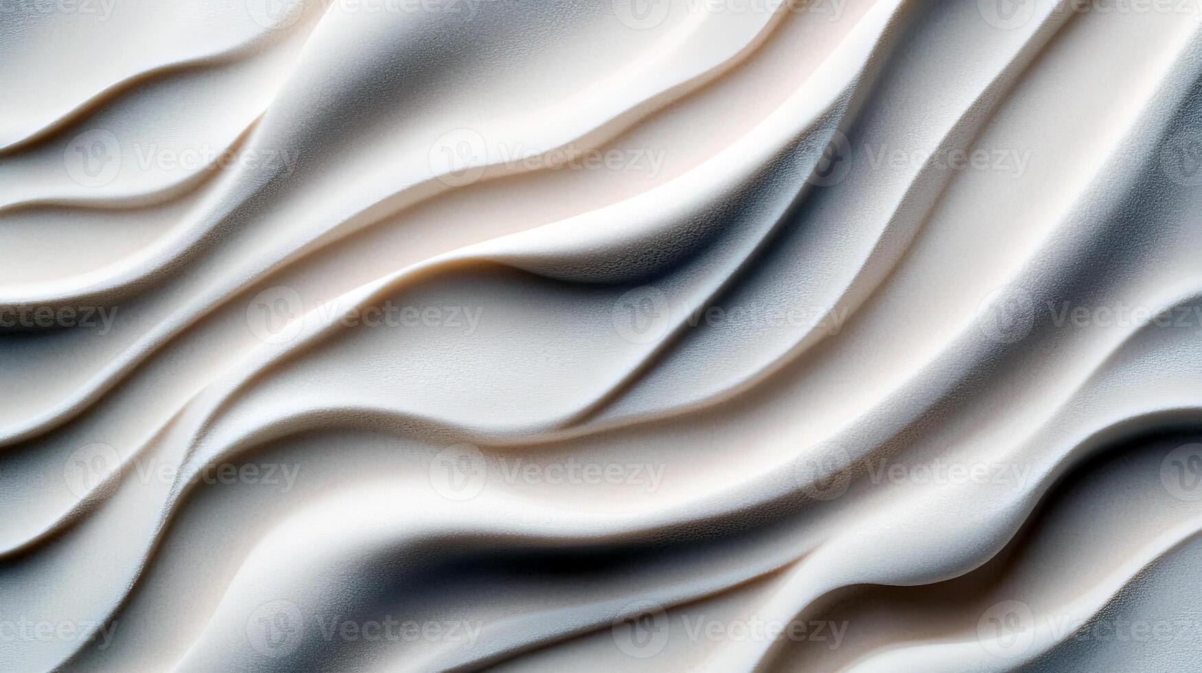 Abstract creamy textured waves on surface photo