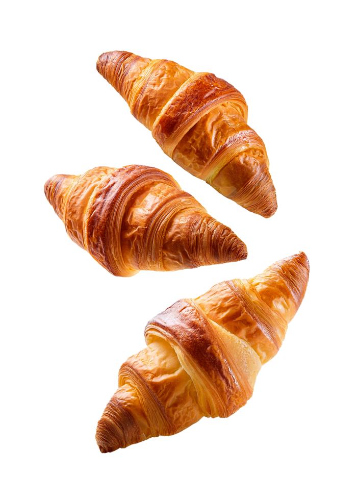 Buttery, Flaky, Crispy, and Freshly Baked Croissants png