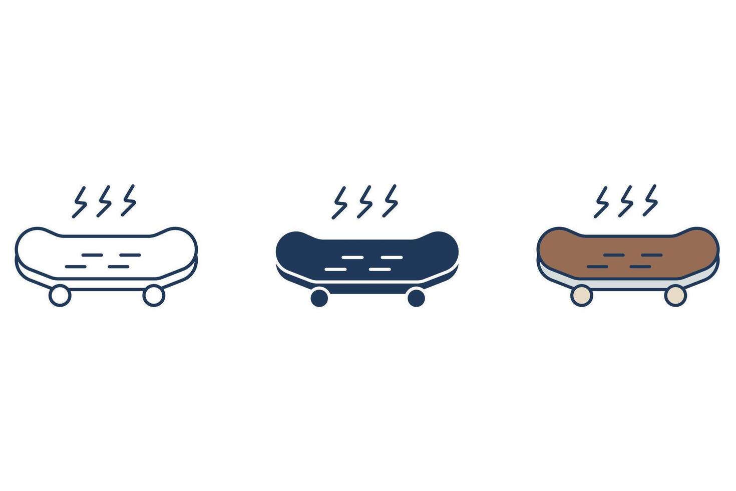 skate icon. Flat style design vector