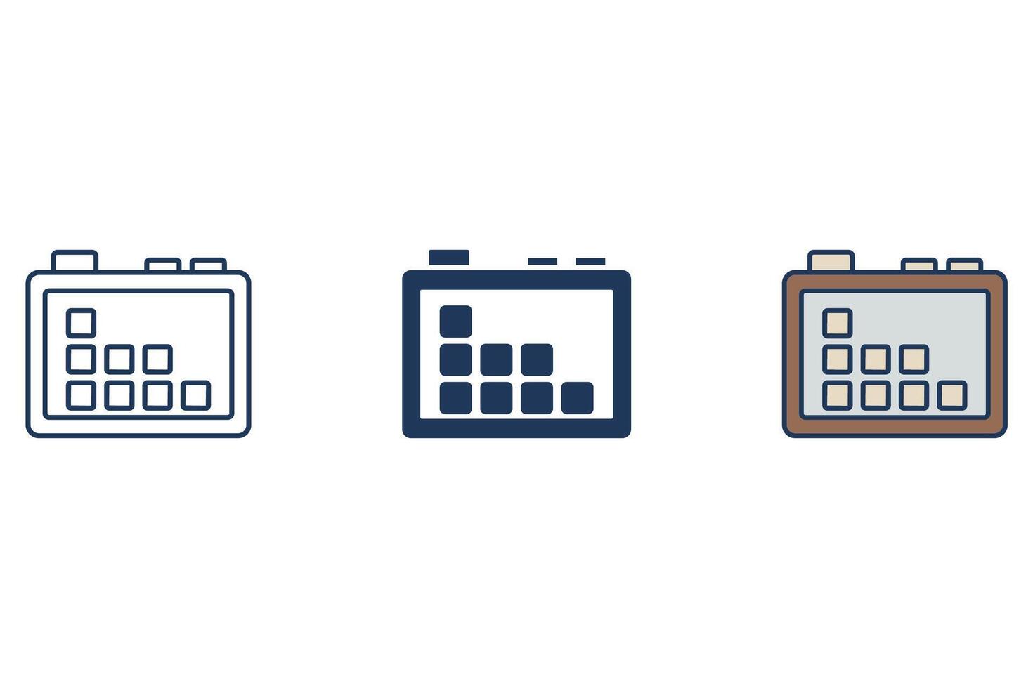 board game icon. Flat style design vector