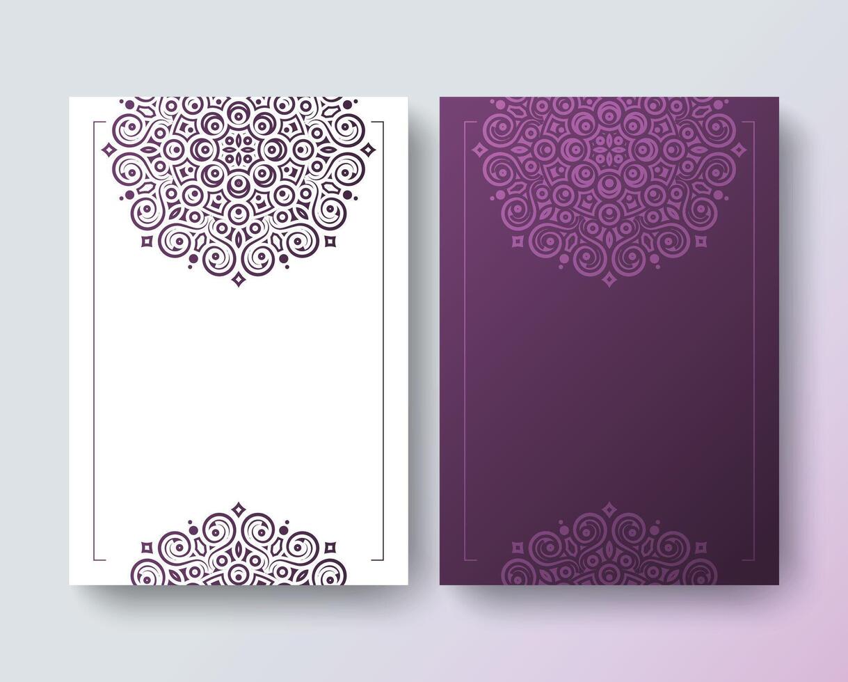 colorful mandala cover texture vector