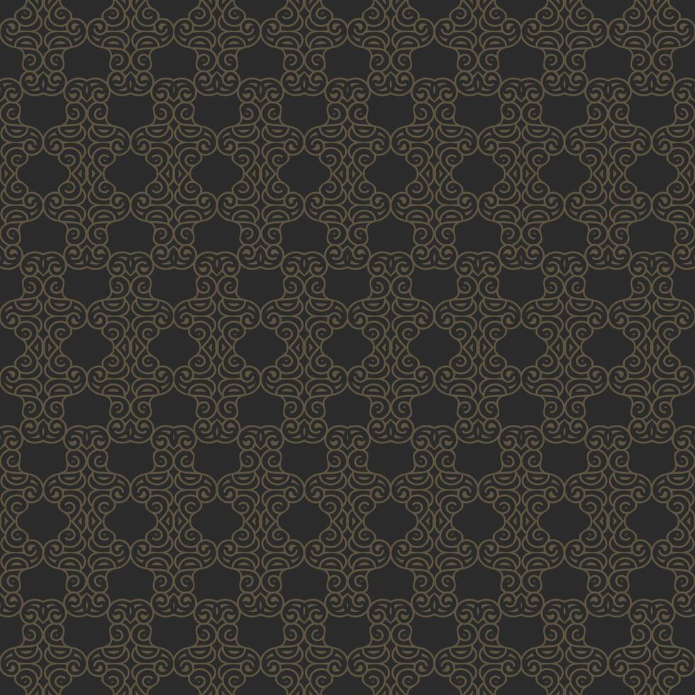 dark ethnic decoration pattern template vector