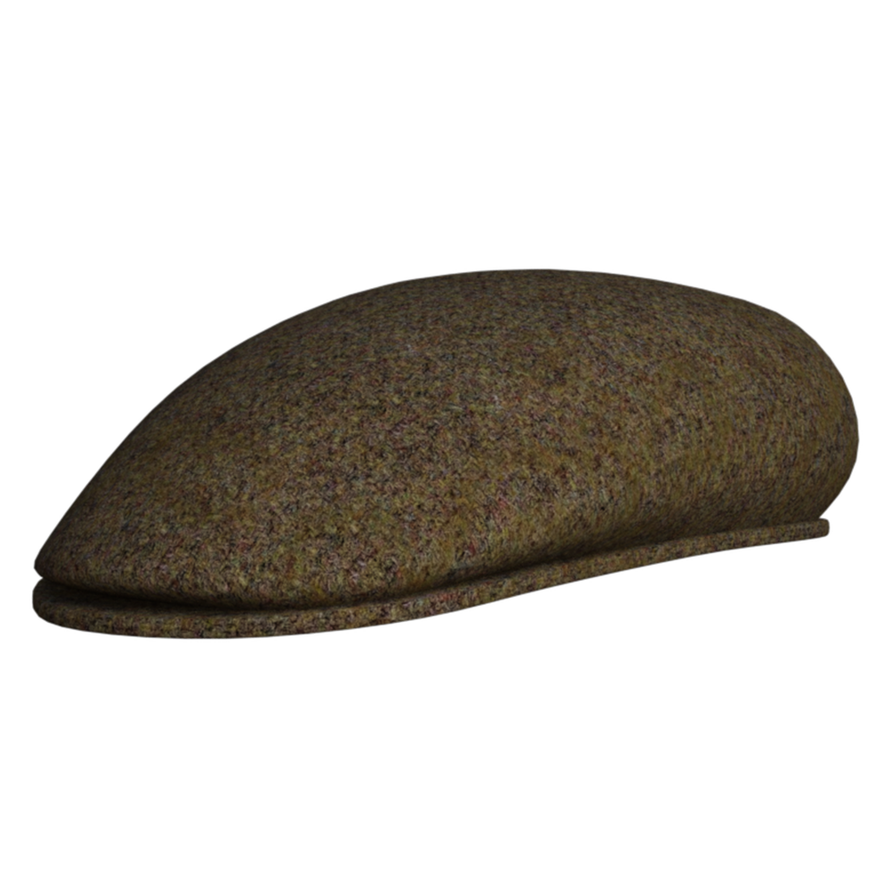 A brown hat with a brown brim png