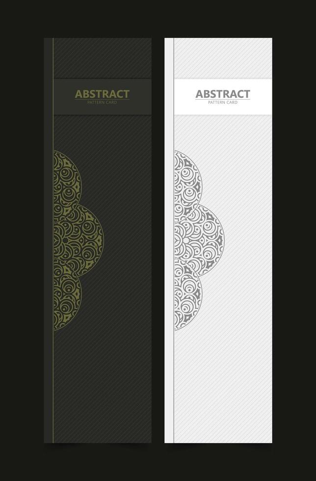 vintage art card designs ornament pattern vector