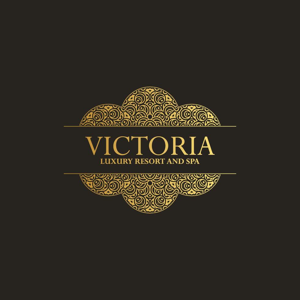elegant hotel label template. Trendy vintage royal ornament frames illustration. vector