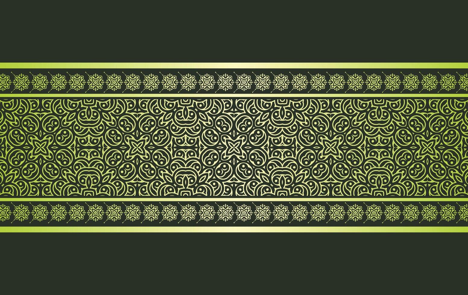 golden ornamental border element vector