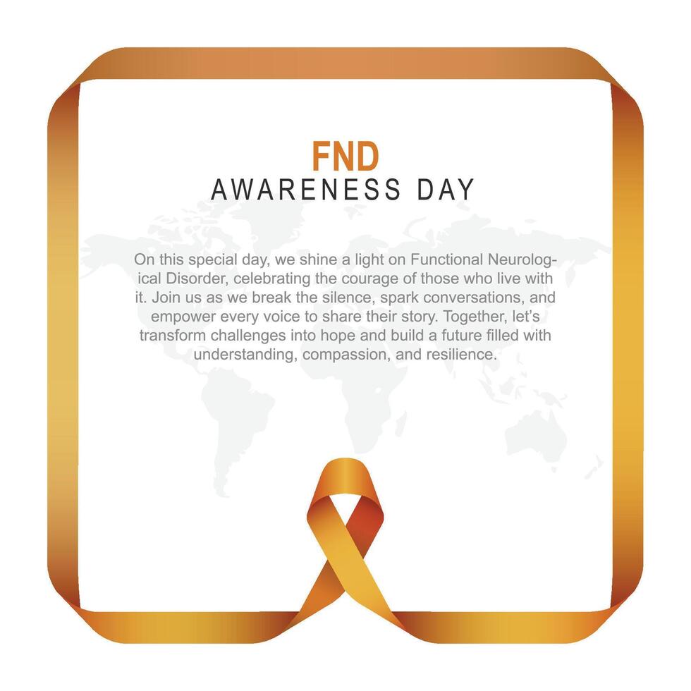 Empowering FND Awareness and Support Day vector