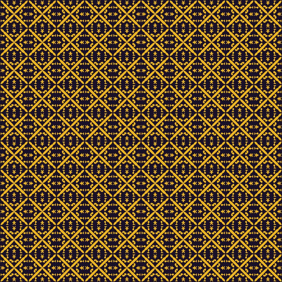 Floral Repeat Pattern Geometric Seamless Design vector