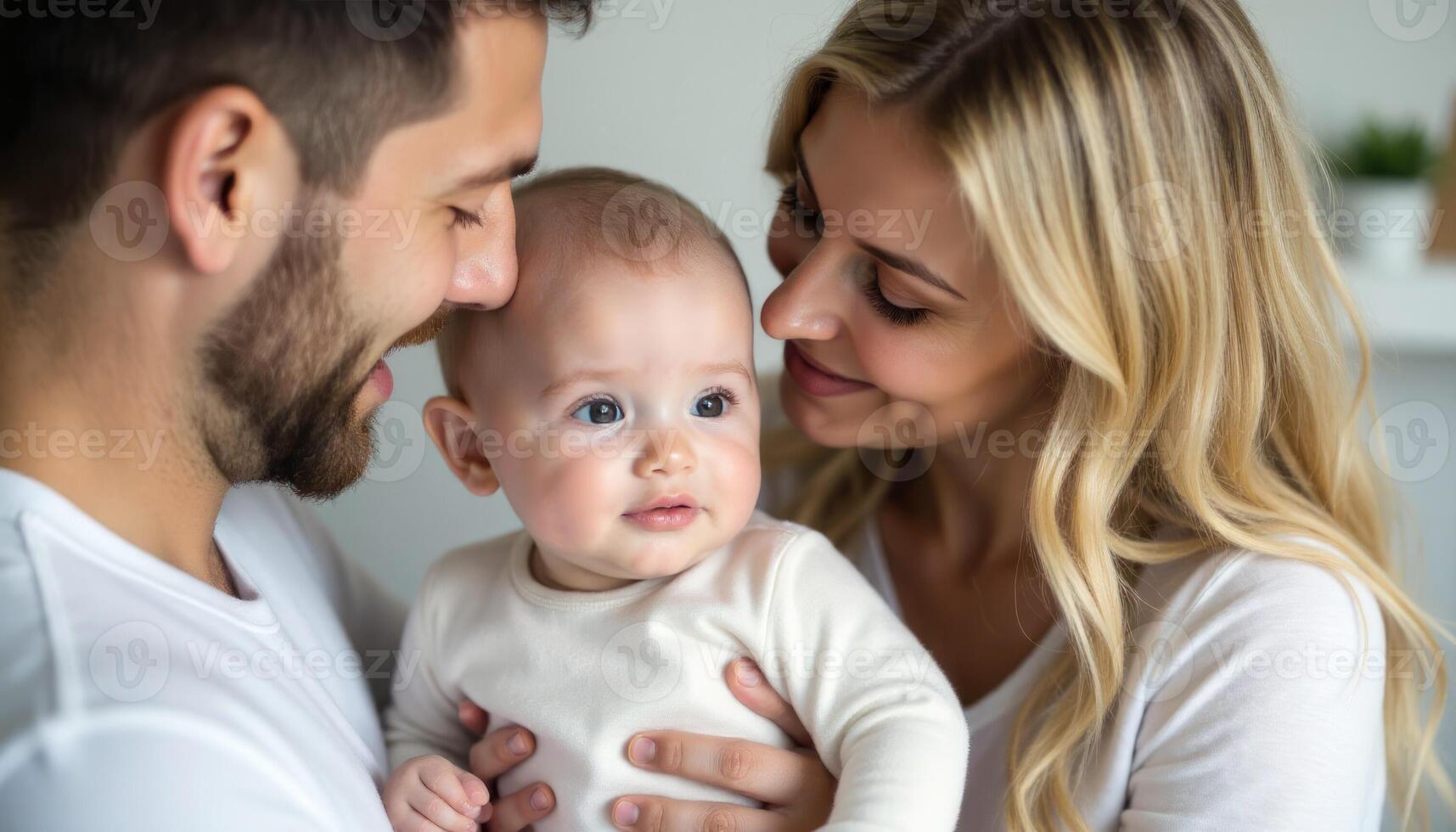 The Joy of Parenthood - Holding Their Precious Newborn Baby photo