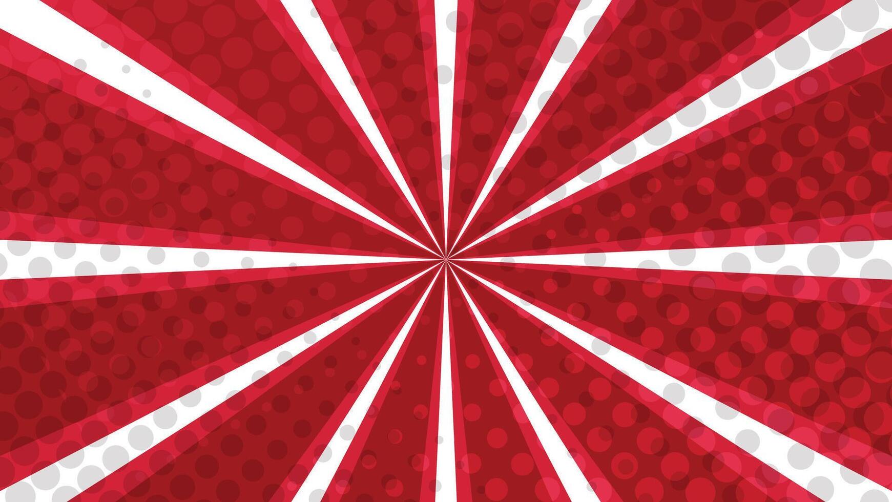 festive red and white sunburst background vector