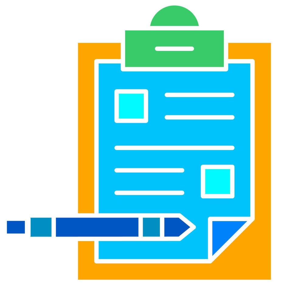 Scheduled Report check illustration vector