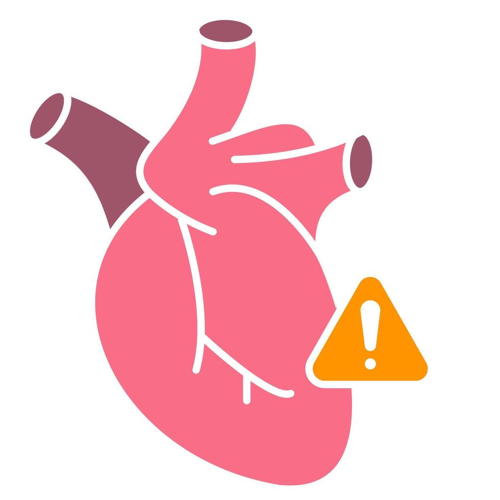 Hearth Attack illness illustration vector