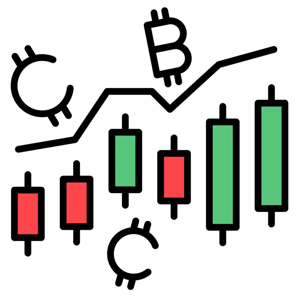 illustration of Crypto Investment graphic vector
