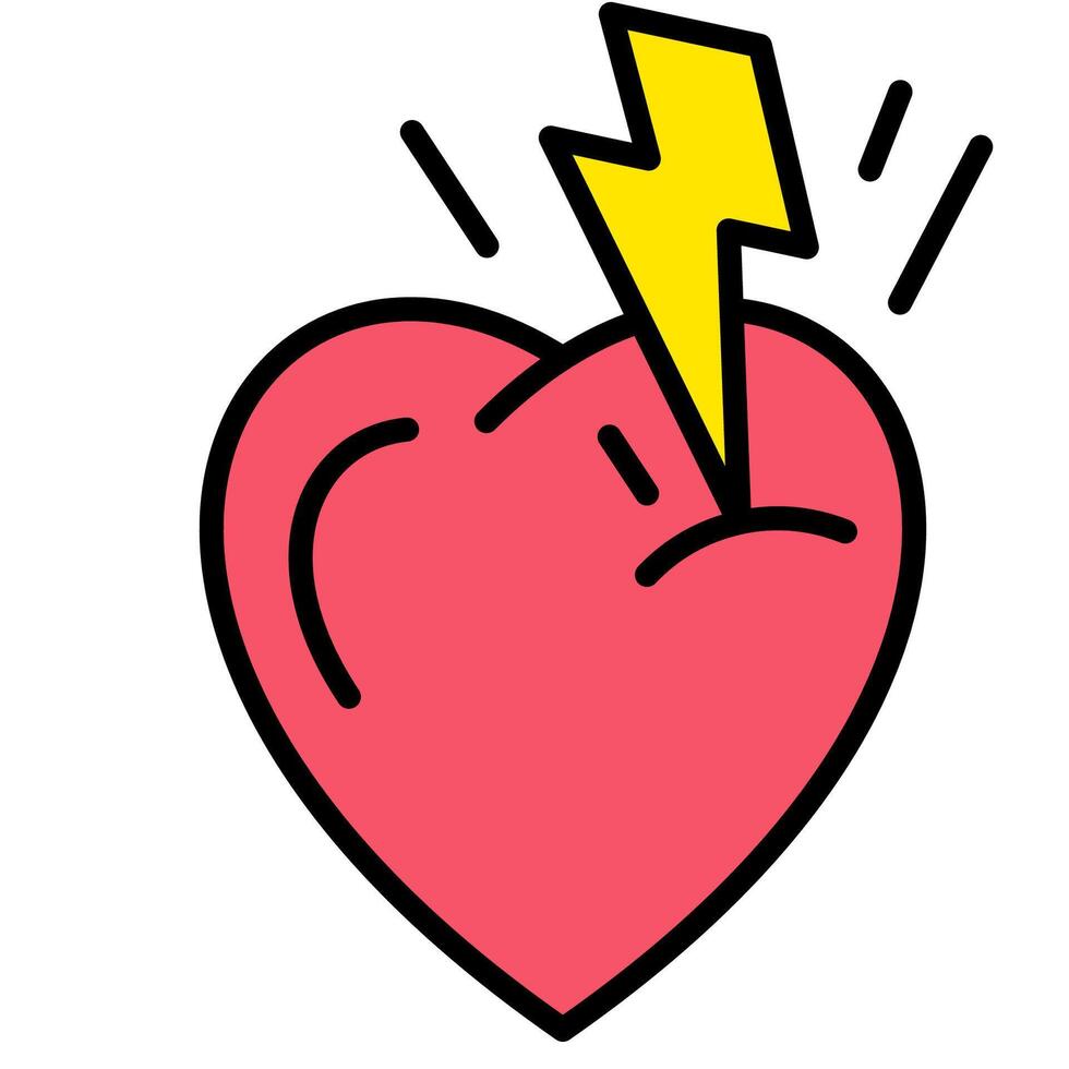illustration of Heart Attack vector