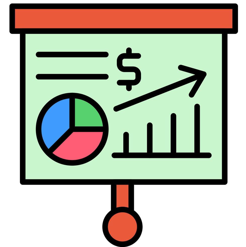 illustration of Business Plan report vector