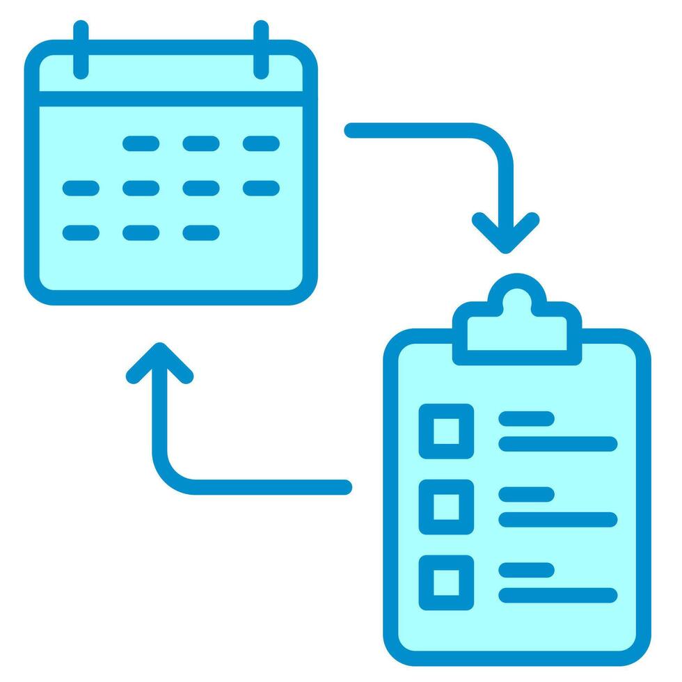 Scheduled Report icon vector