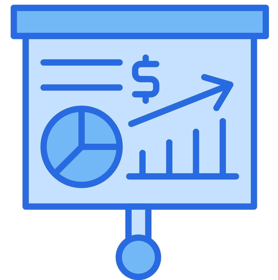 Business Plan report icon vector