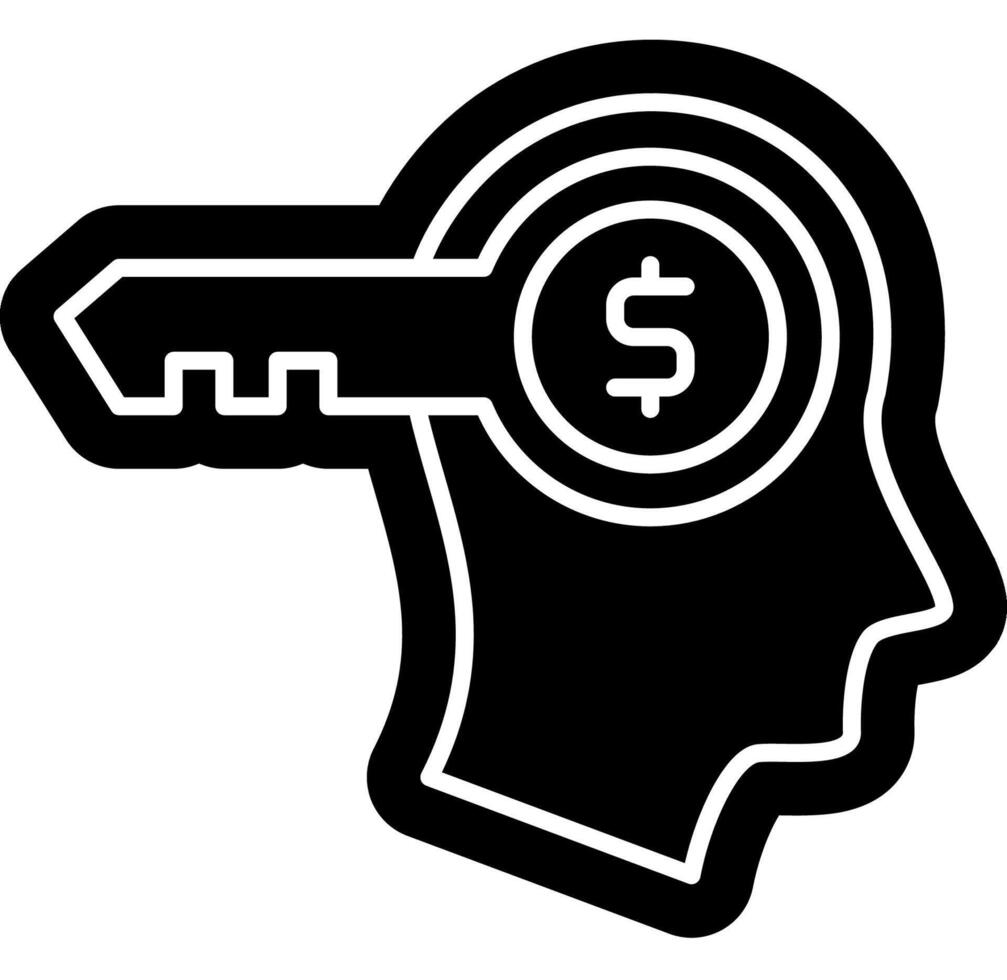 Financial planner symbol vector