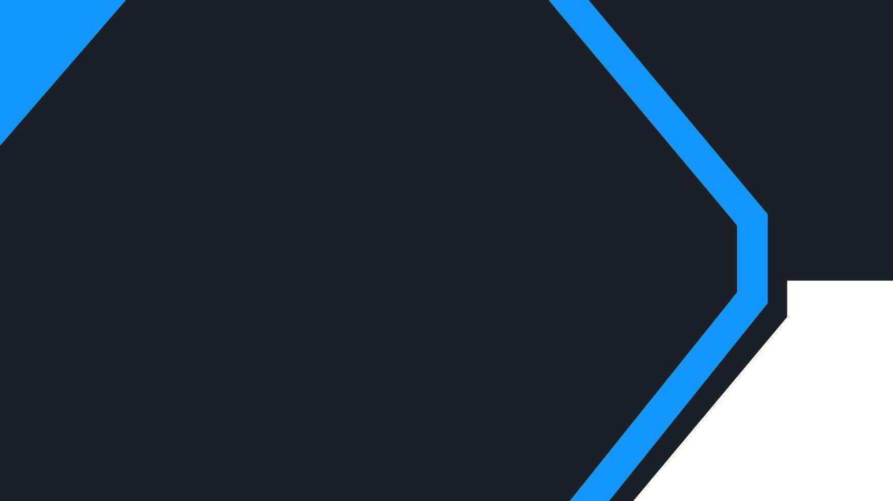 Abstract Geometric Design Blue, Black, White Shapes Background vector